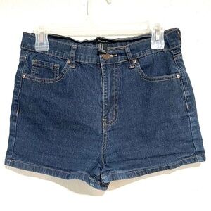 FOREVER 21 High rise denim jean shorts size 27
